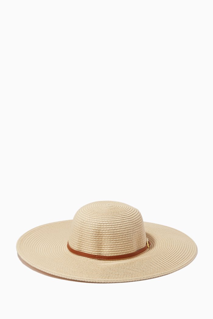 

Jemima Hat in Woven Paper, Neutral