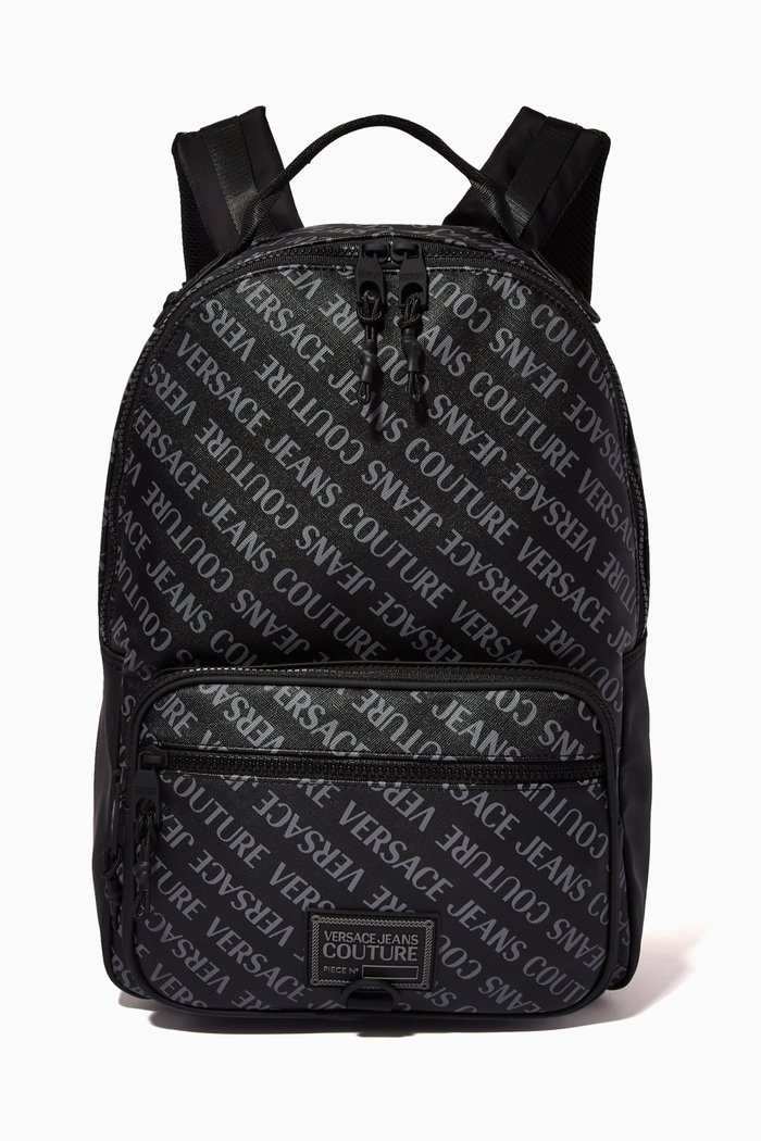 

All Over Logo Backpack, Black