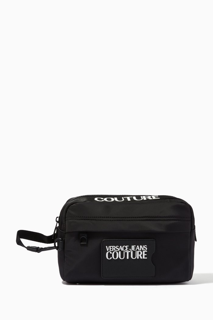 

Iconic Logo Wash Bag, Black