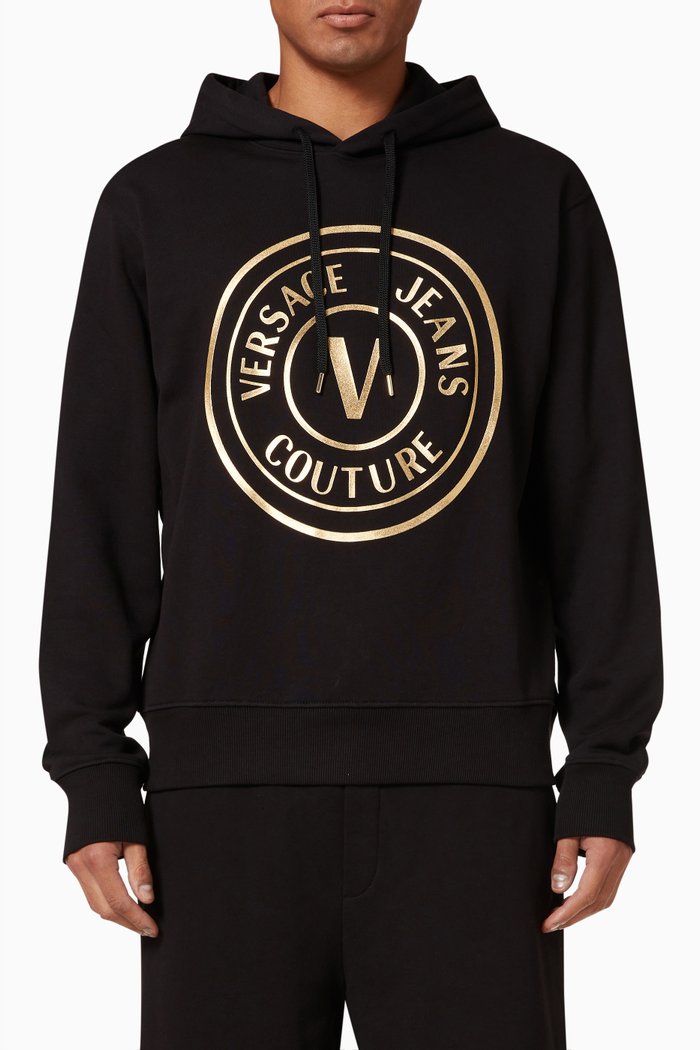 

Sweatshirt in Cotton, Black