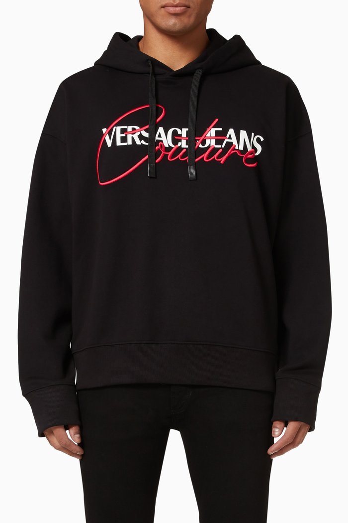 

Sweatshirt in Cotton, Black