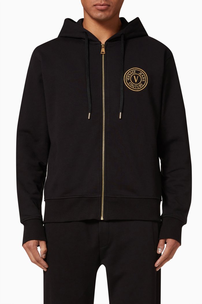 

Sweatshirt in Cotton, Black