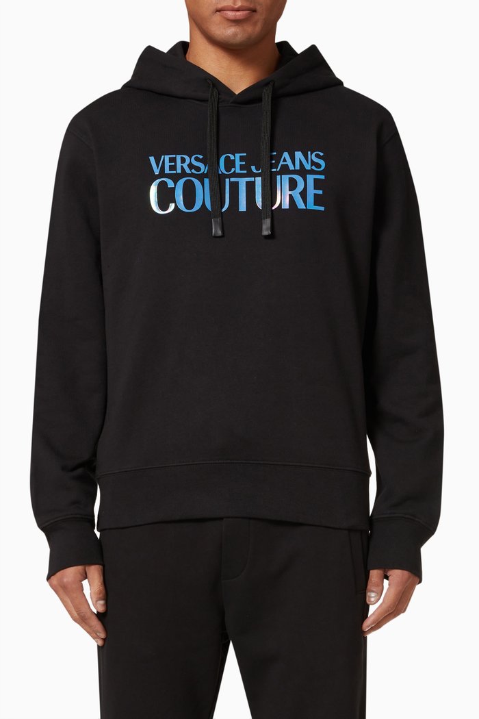 

Sweatshirt in Cotton, Black