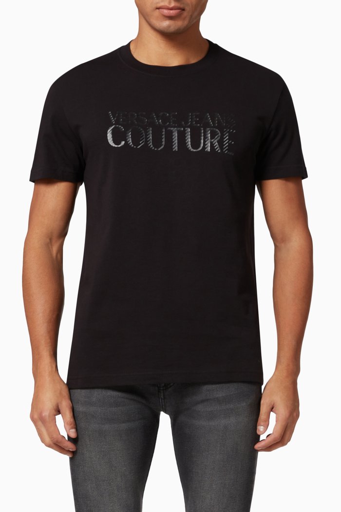 

Logo T-shirt in Cotton Jersey, Black