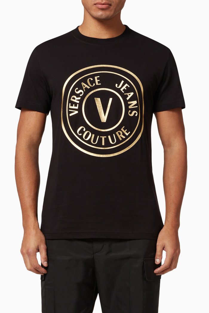 

Logo T-shirt in Cotton Jersey, Black