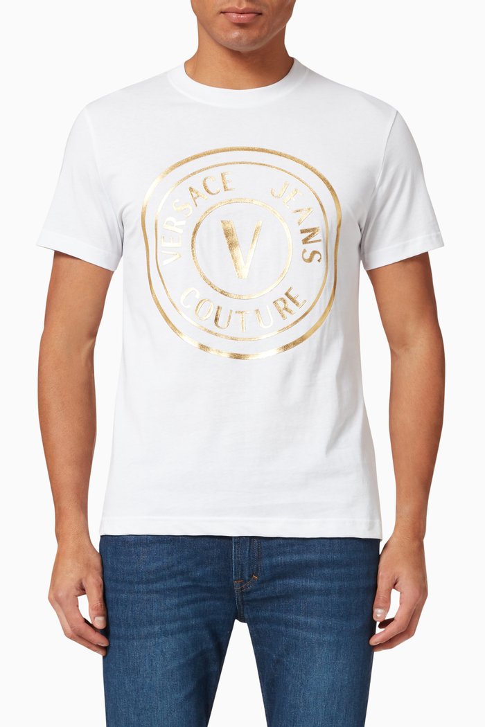 

Logo T-shirt in Cotton Jersey, White