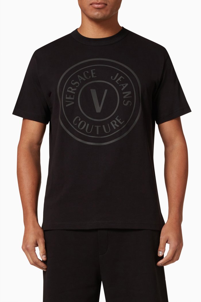 

Maglietta Logo T-shirt in Cotton, Black