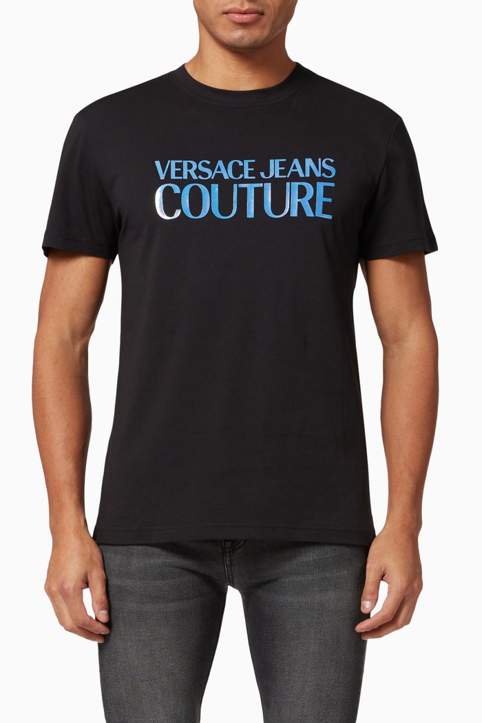 

Logo T-shirt in Cotton Jersey, Black