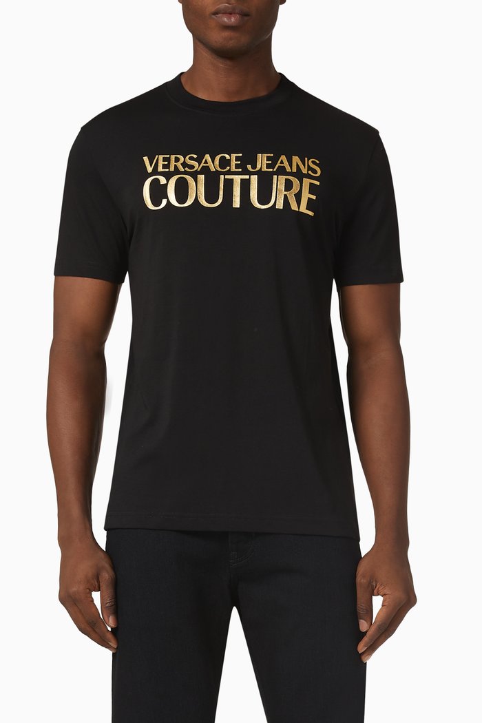 

Logo T-shirt in Cotton Jersey, Black