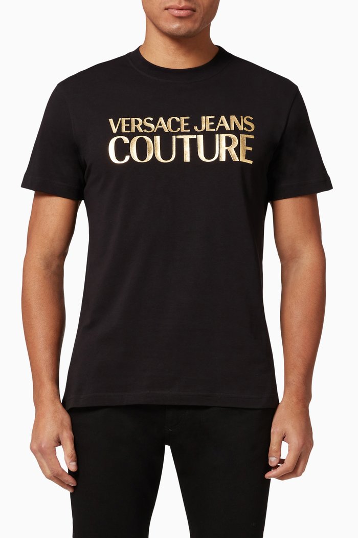 

Logo T-shirt in Cotton Jersey, Black