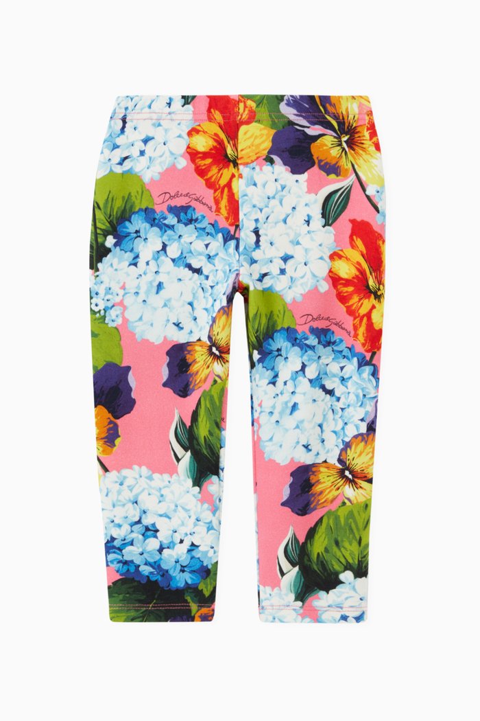 

Renaissance Floral Leggings, Multicolour