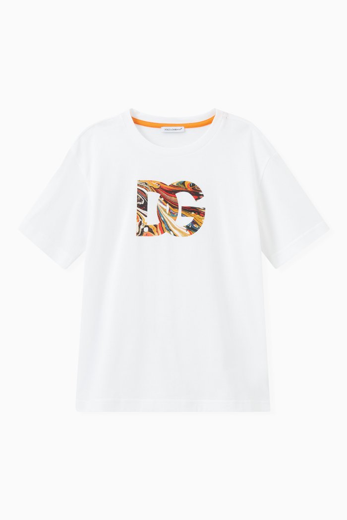 Jersey T-shirt in Cotton, White