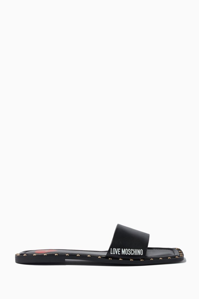 

Daily Flats in Smooth Leather, Black