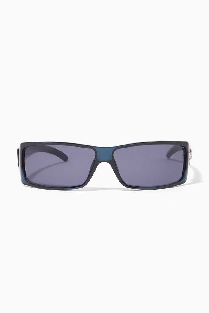 

G Visor Sunglasses in Acetate, Black