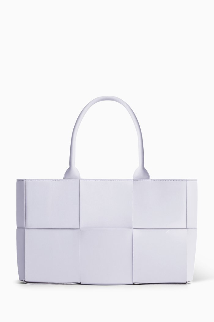 

Arco Tote in Intrecciato Nappa, Pink