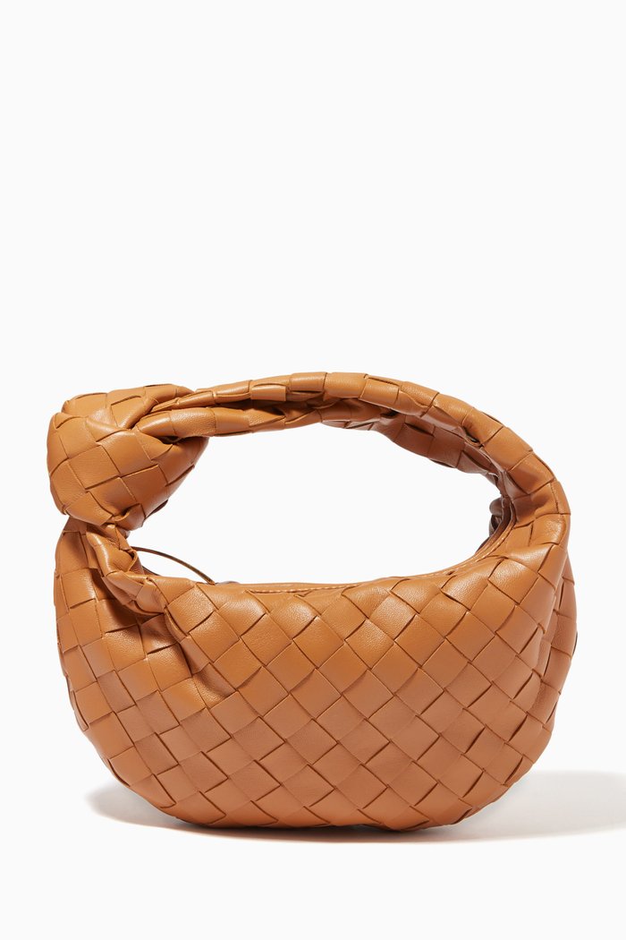 

Mini Jodie Bag in Intrecciato Nappa, Brown