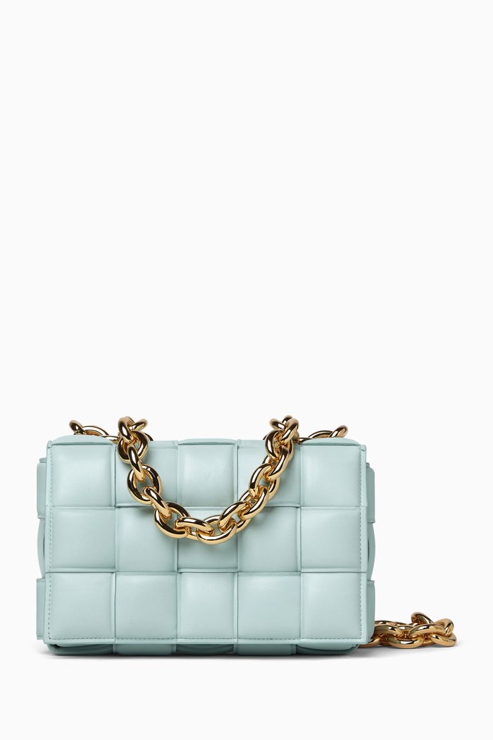 

The Chain Cassette Bag in Nappa, Green