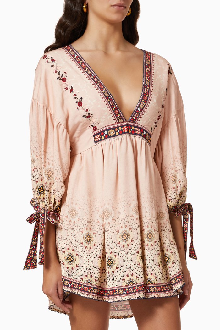

Alex Mini Dress in Viscose, Pink