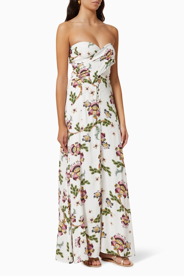 

Beck Maxi Dress in Viscose, White