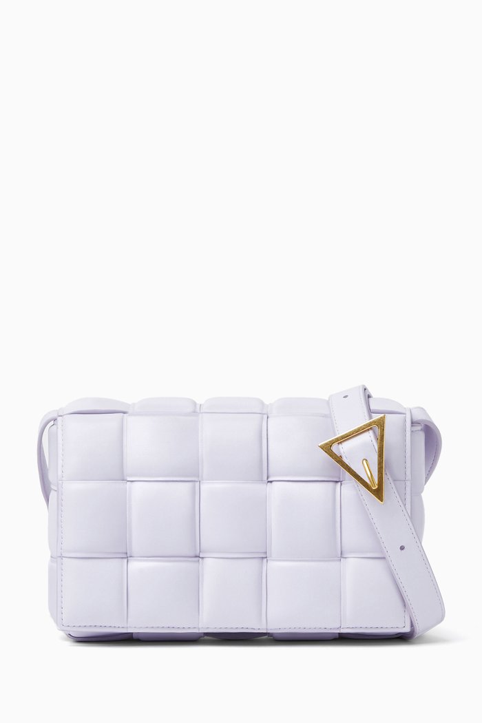 

Padded Cassette Bag in Nappa, Pink