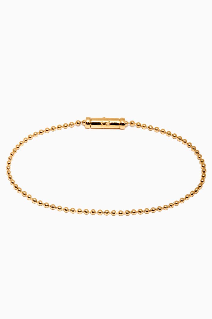 

Ball Bracelet in 9kt Gold Plated Silver