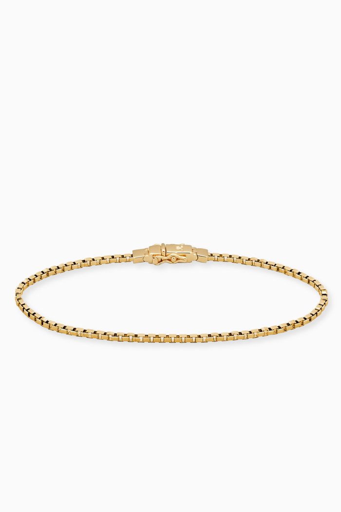 

Square Bracelet in 9kt Gold Plated Sterling Silver