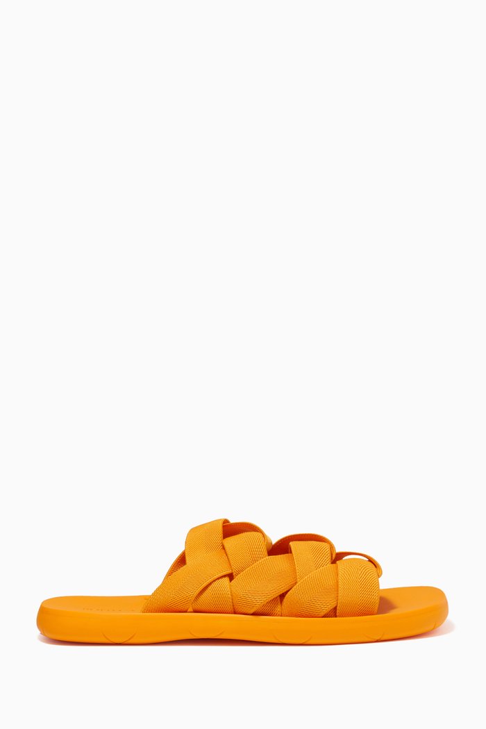

Plat Slides in Intrecciato Elastic, Orange