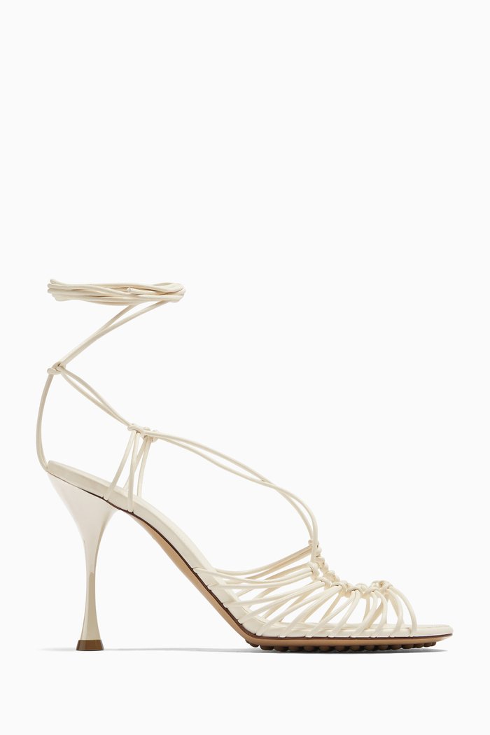 

Dot Sandals in Leather, White