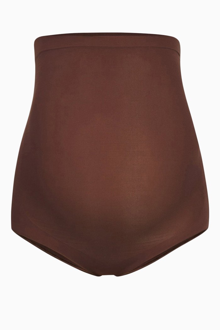 

Maternity Sculpting High Waist Brief, Brown