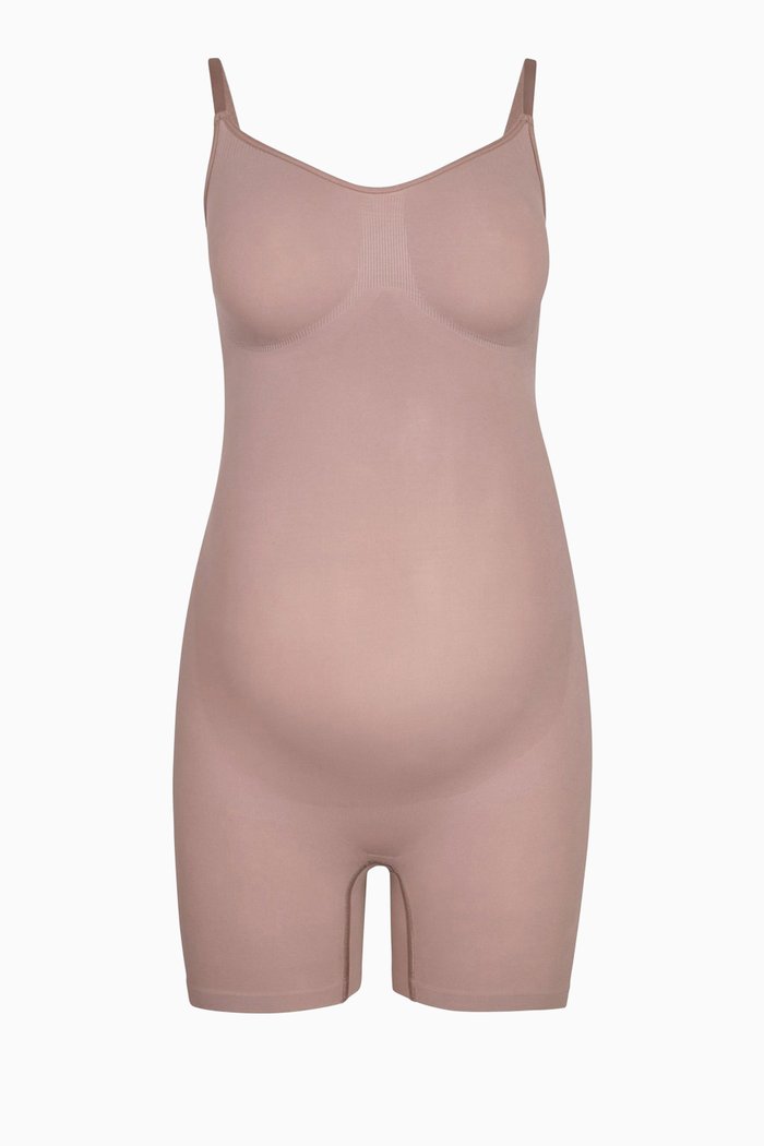 

Maternity Sculpting Mid Thigh Bodysuit, Neutral