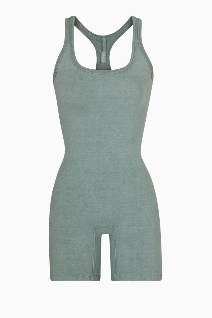 

Outdoor Basics Mid Thigh Bodysuit, Blue