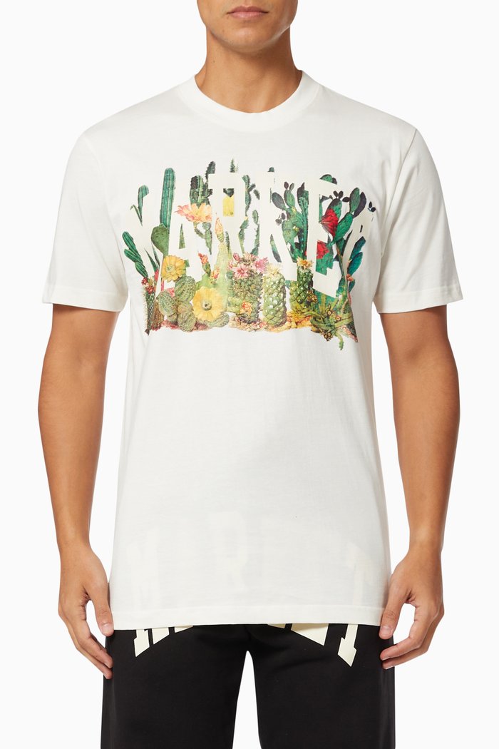 

Cactus Arc T-Shirt in Cotton, Neutral