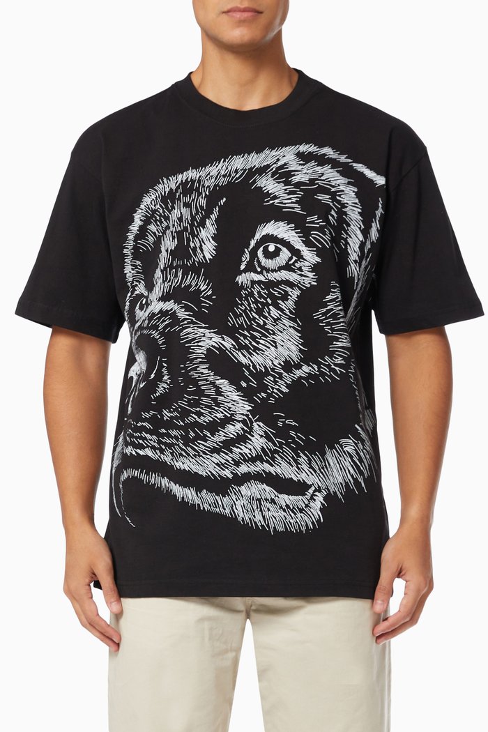 

Guard Dog T-Shirt in Cotton, Black