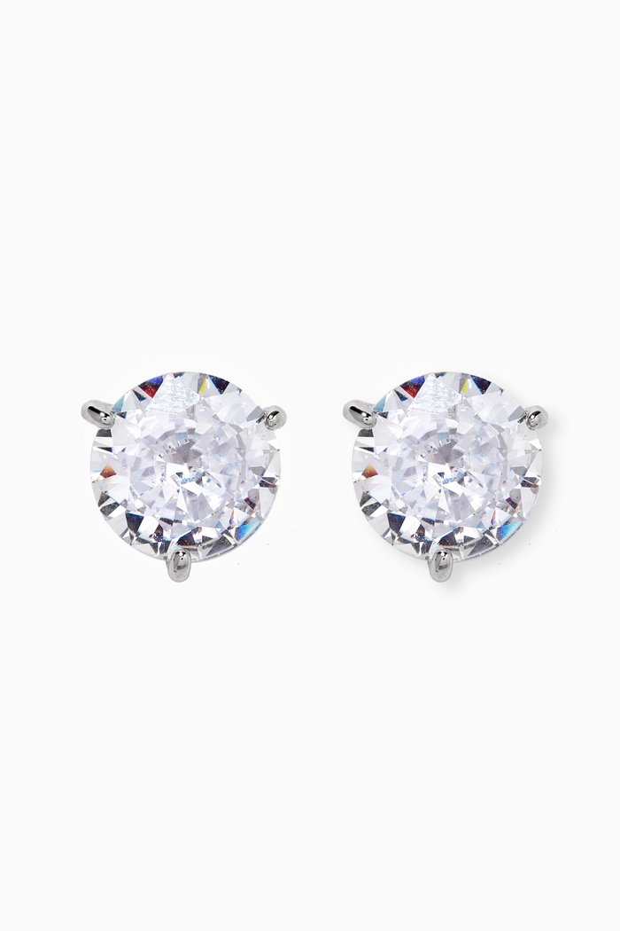 

Brilliant Statement Studs in Metal, Neutral