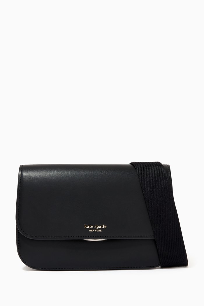 

Buddie Medium Shoulder Bag in Leather, Black