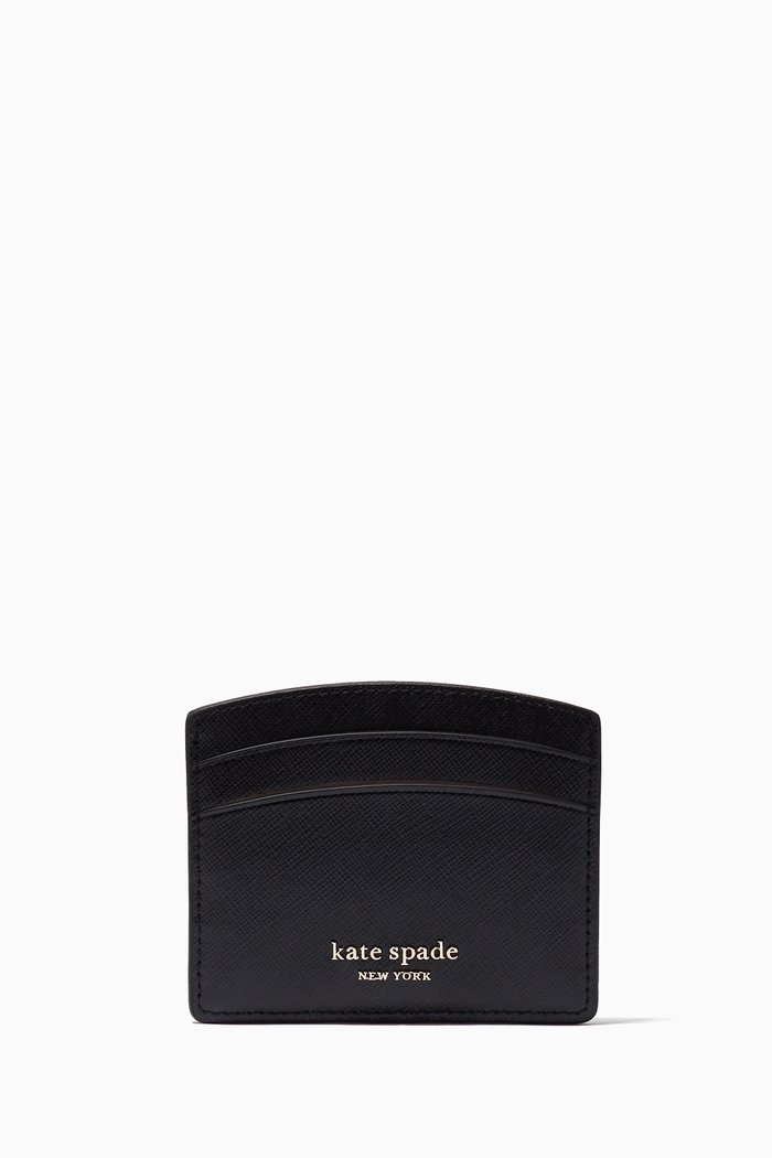 

Spencer Card Holder in Leather, Black