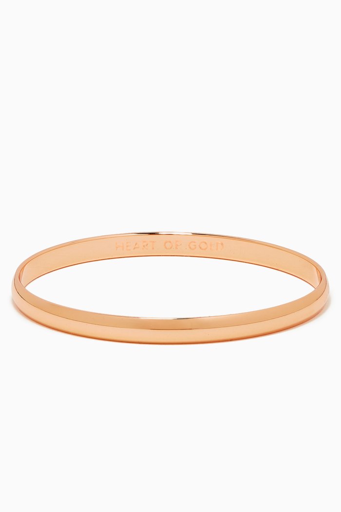 Stop & Smell Roses Idiom Bracelet in 12kt Gold Plating, Rose gold