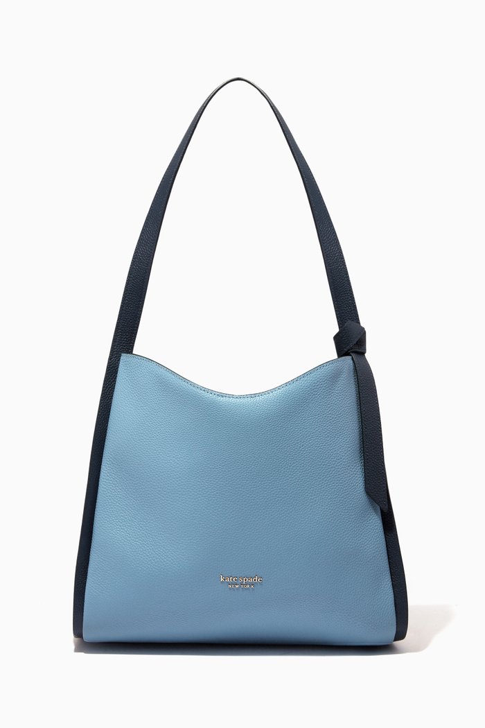 

Knott Large Shoulder Bag in Leather, Multicolour
