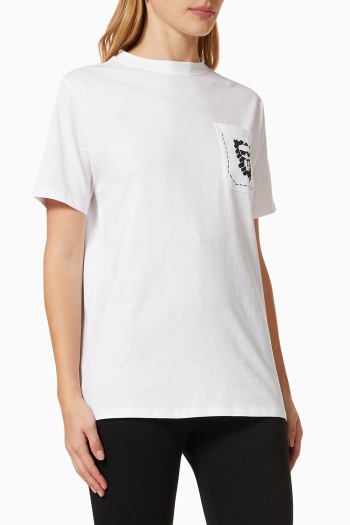 

Ikonik Graffiti Pocket T-shirt, White