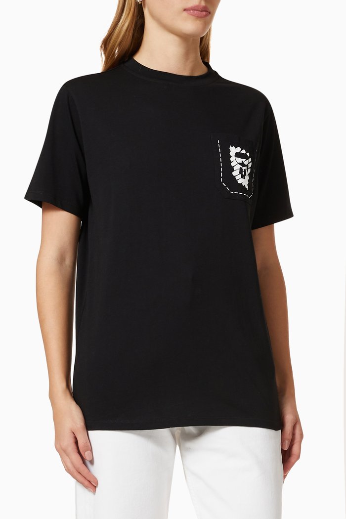 

Ikonik Graffiti Pocket T-shirt, Black