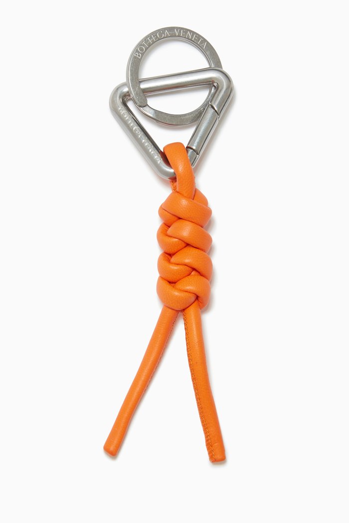 

Key Ring in Nappa, Orange