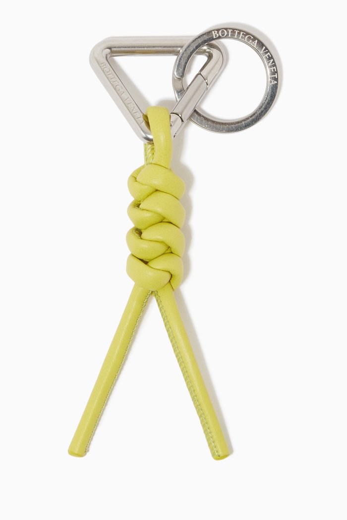 

Key Ring in Nappa, Green