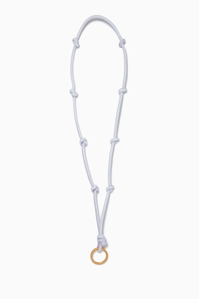 

Key Ring in Nappa, Pink