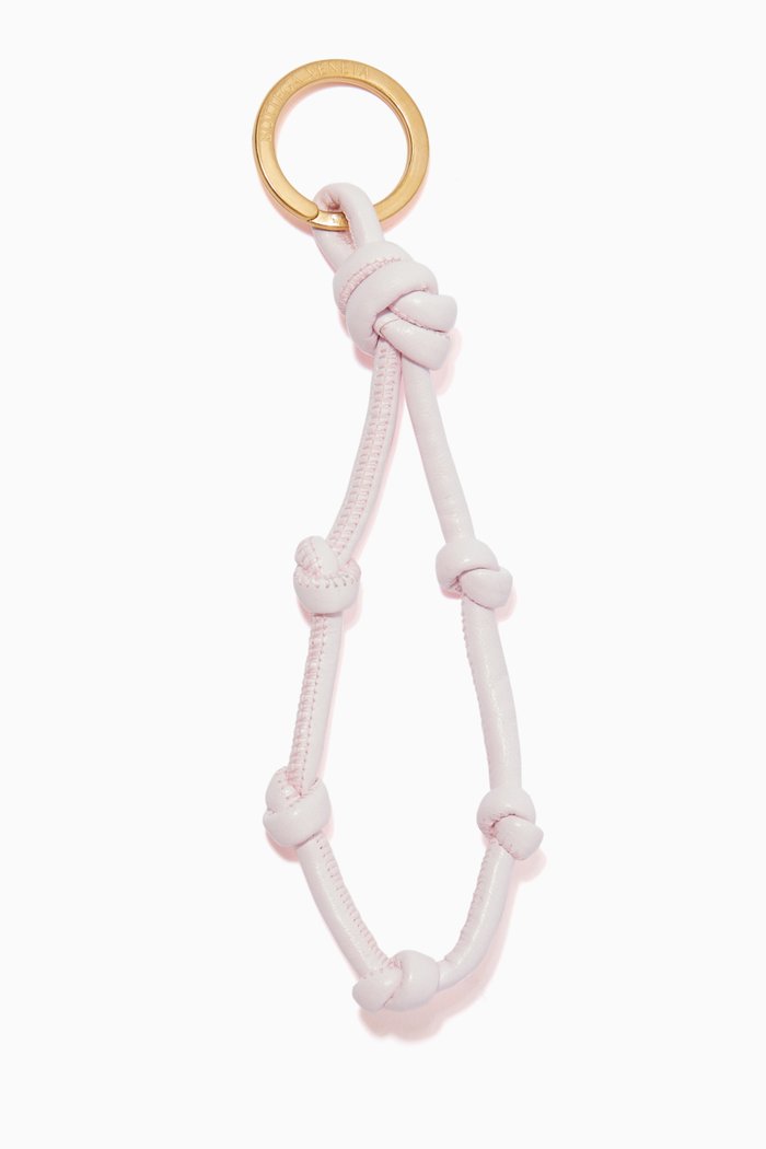 

Key Ring in Nappa, Pink