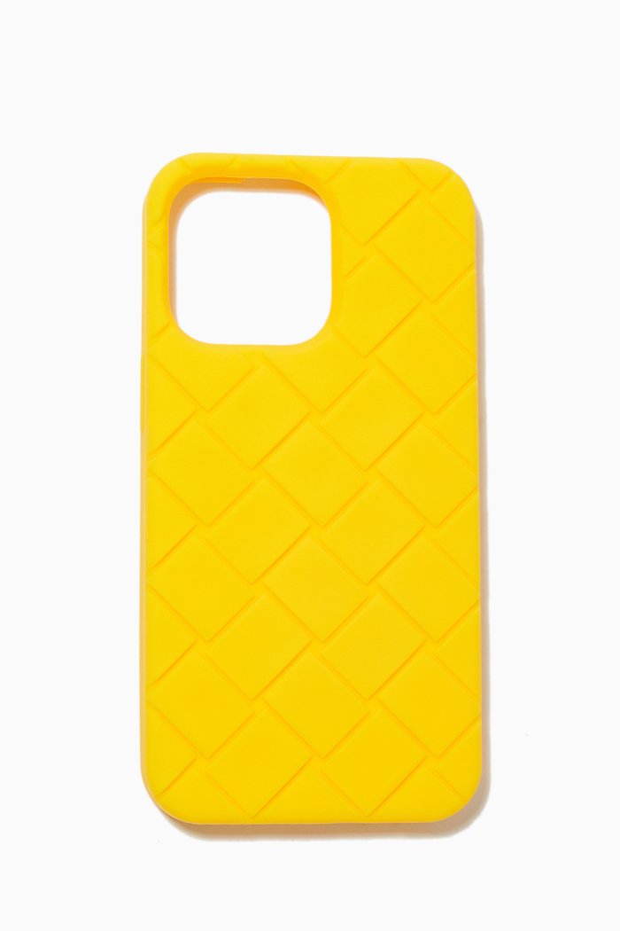 

iPhone 13 Pro/ iPhone 13 Case in 3D Intarsio Rubber, Yellow