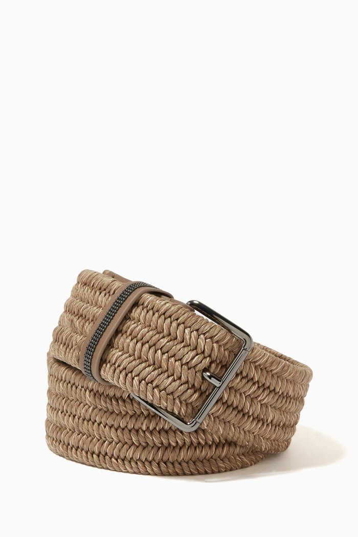 

Braided Belt in Rope, Neutral