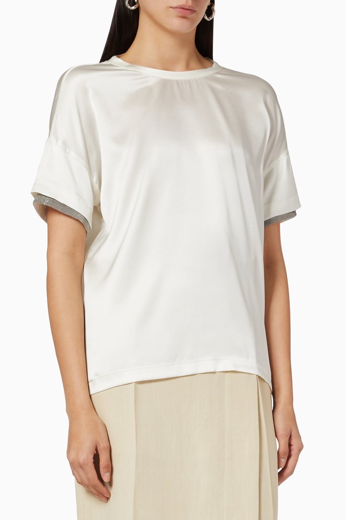 

Embellished Blouse, Neutral