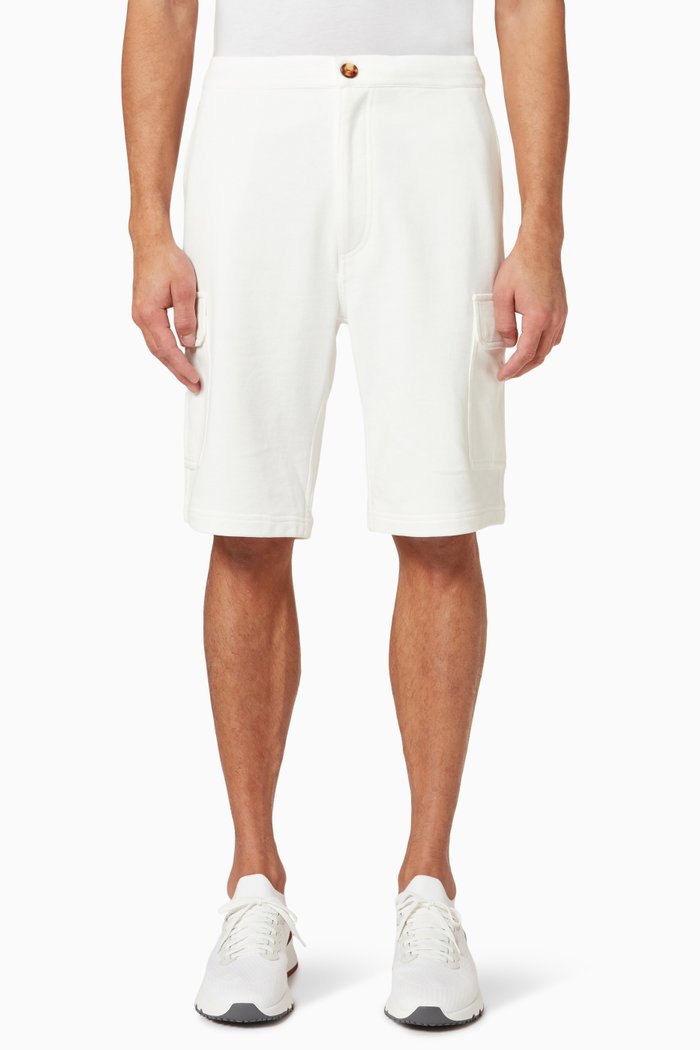 

Bermuda Shorts in Cotton Fleece, Neutral