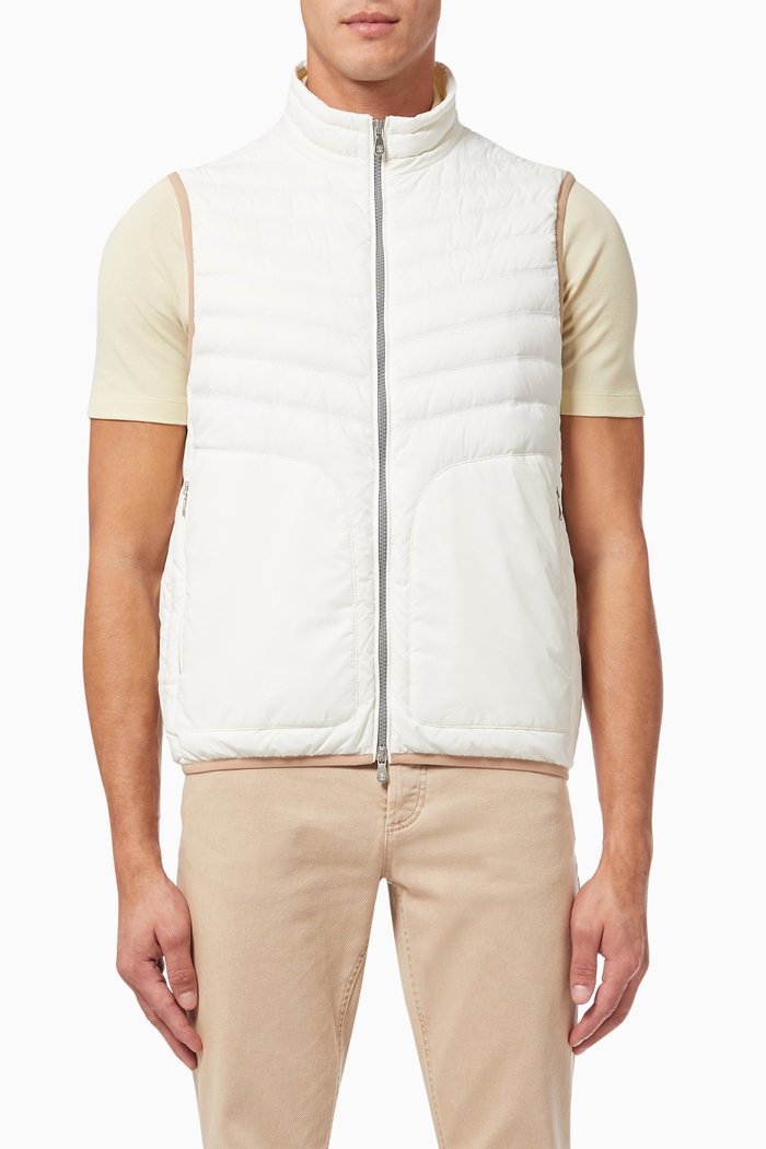 Water Resistant Padded Vest, Neutral