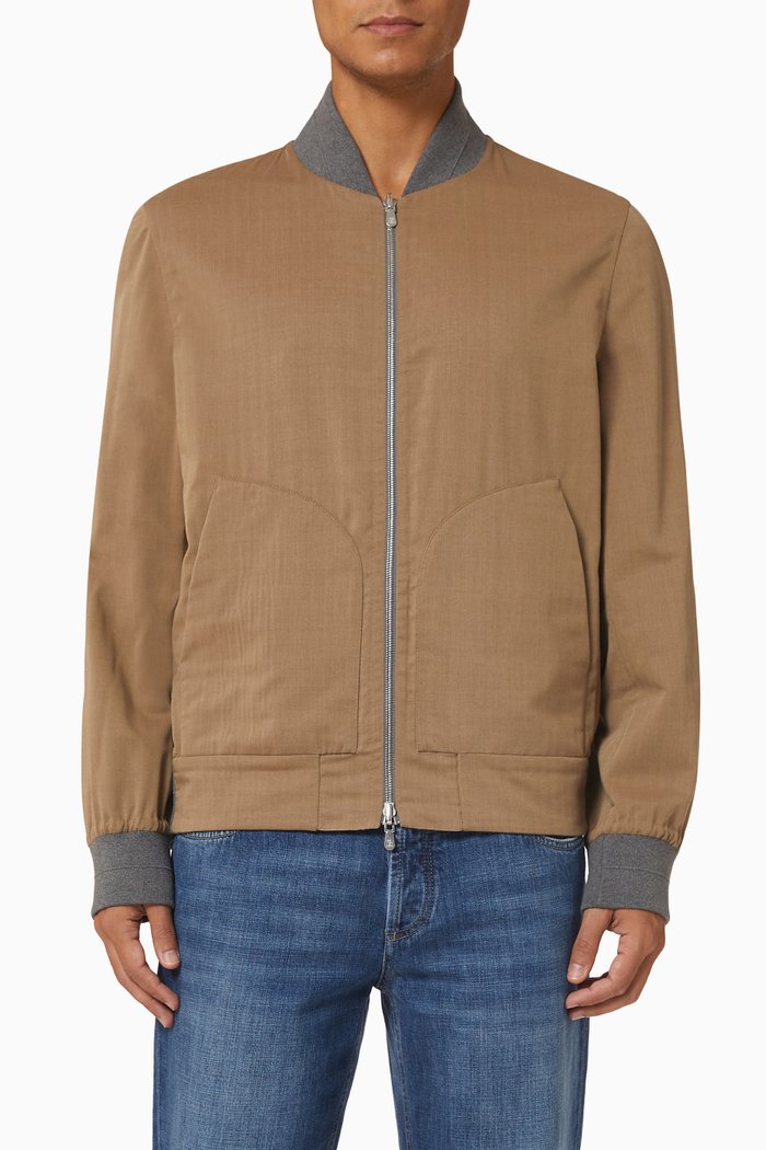 

Long Sleeve Jacket, Brown